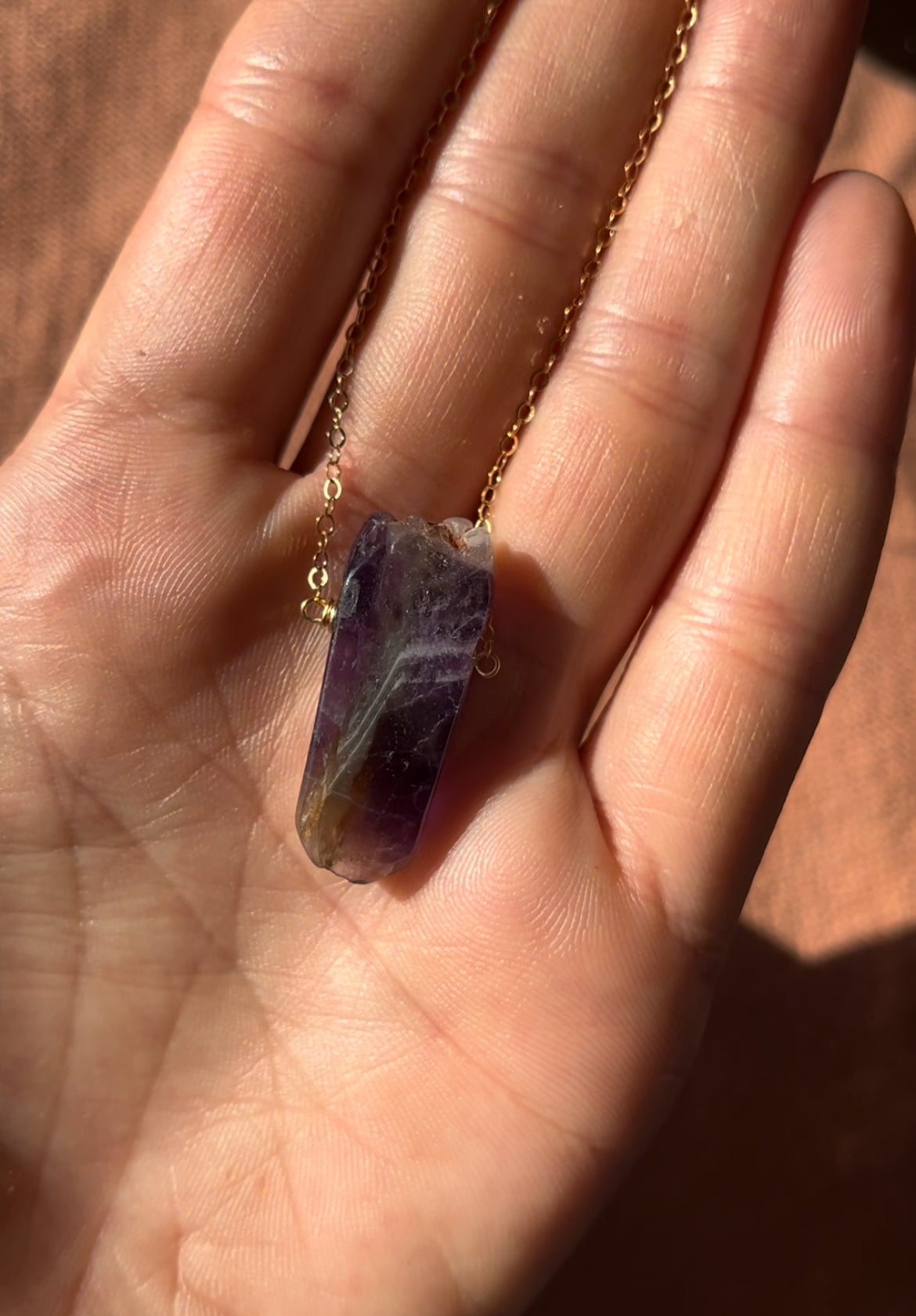 Amethyst necklace