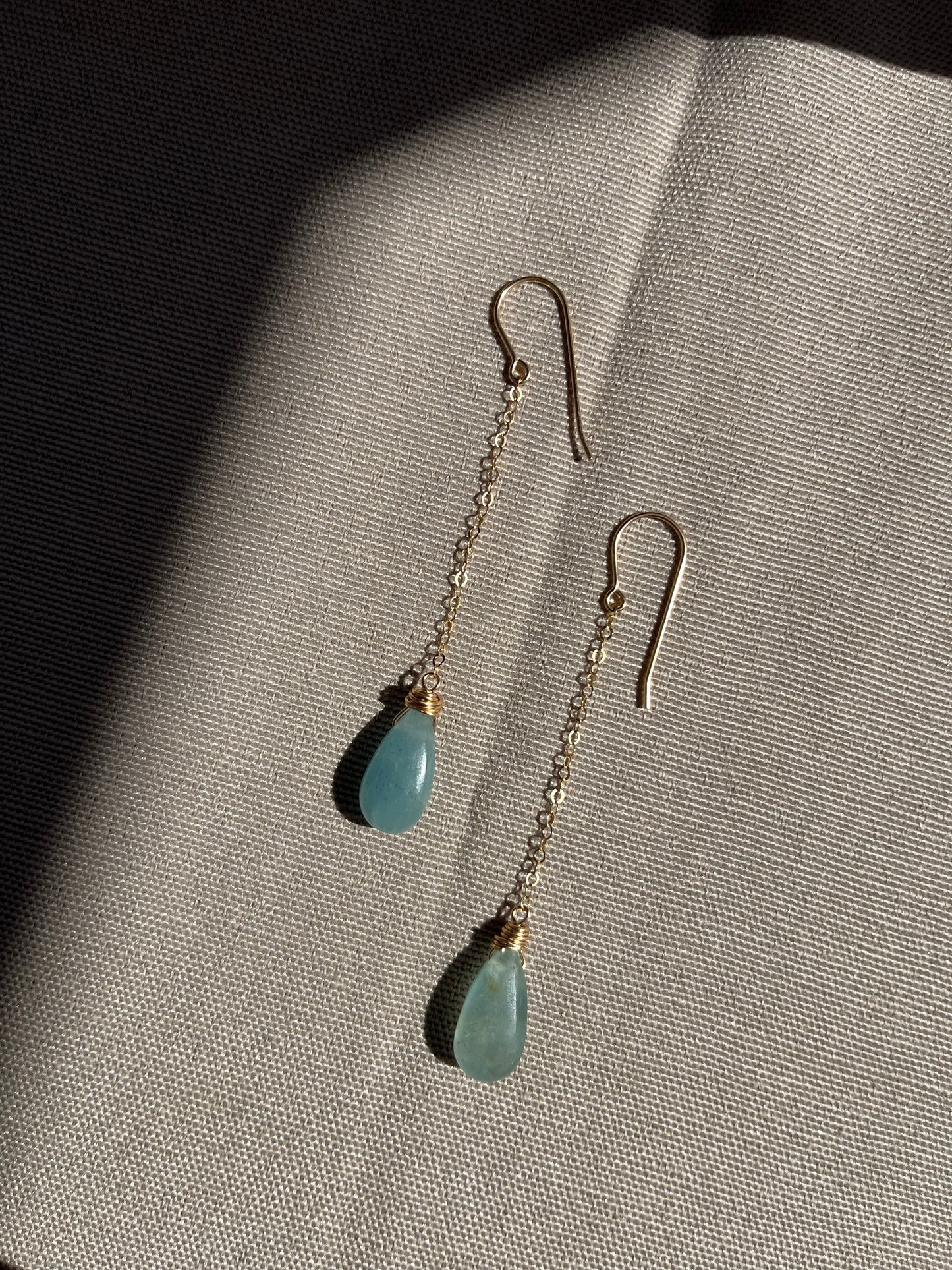 Aquamarine Drop Earrings