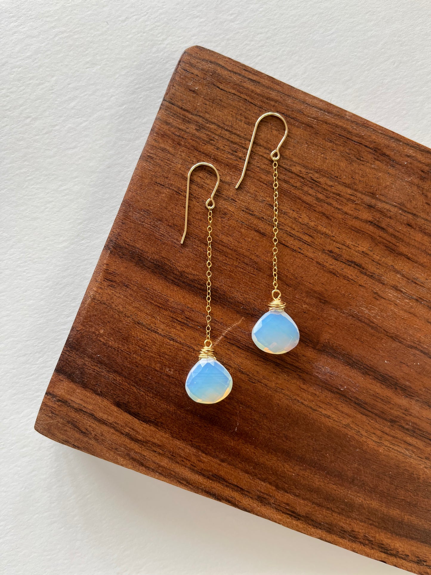 Opal Droplet Earrings